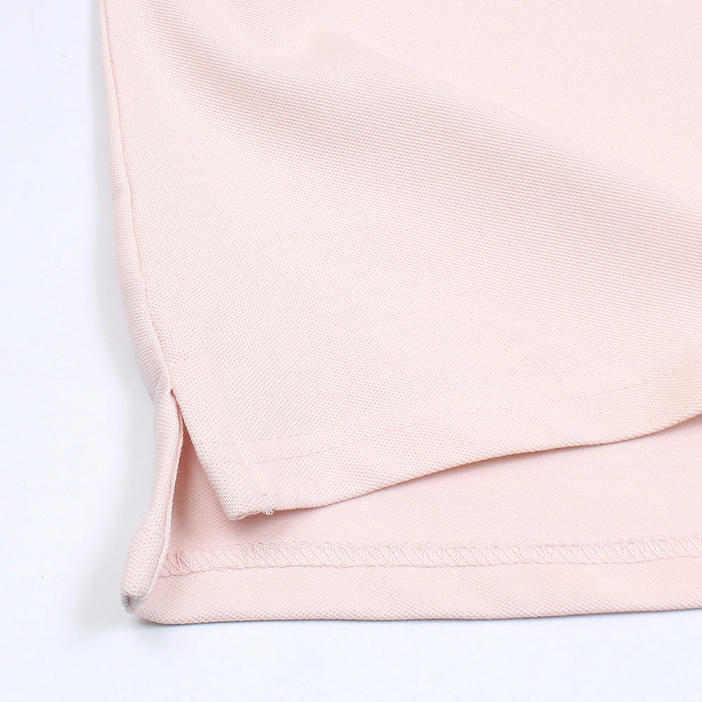 R-L PREMIUM MEN TIIPING COLLR PINK (OCE)