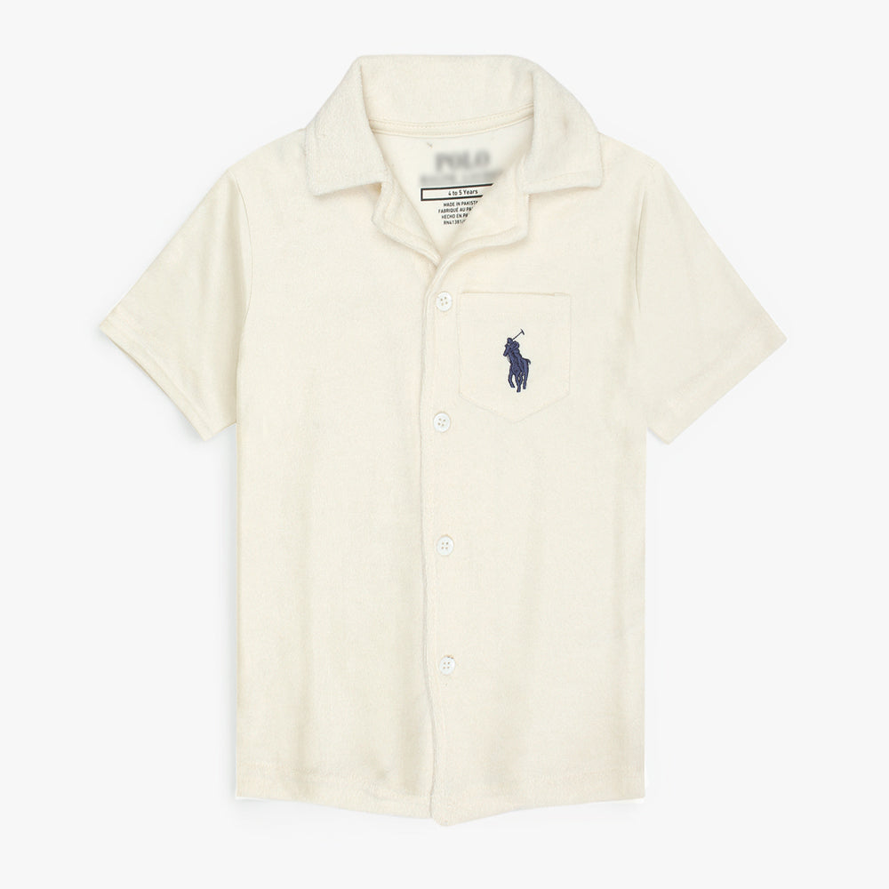 RALP LRN PREMIUM COTTON TERRY TWINSET WHITE