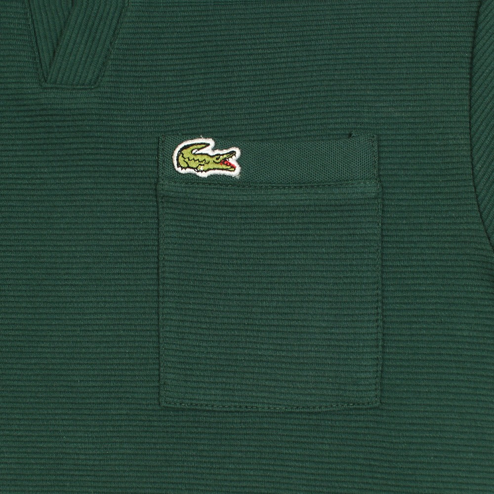 LCSTE PREMIUM RELAXED V-NECK POLO SHIR DK GREEN (OCE)